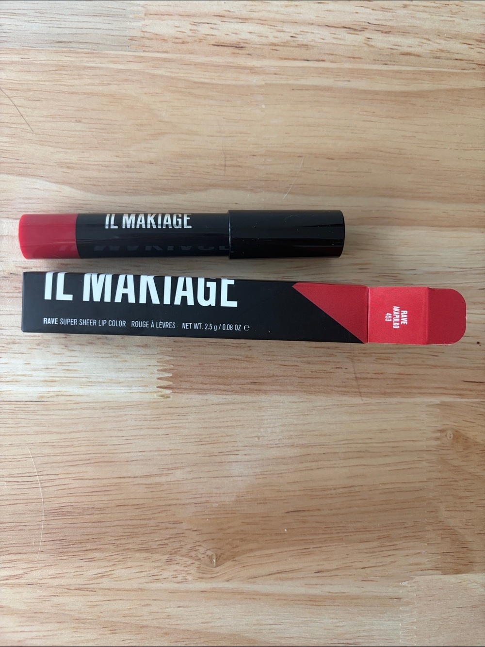 IL MAKIAGE Rave Super Sheer Lip Color - Red Acapulco